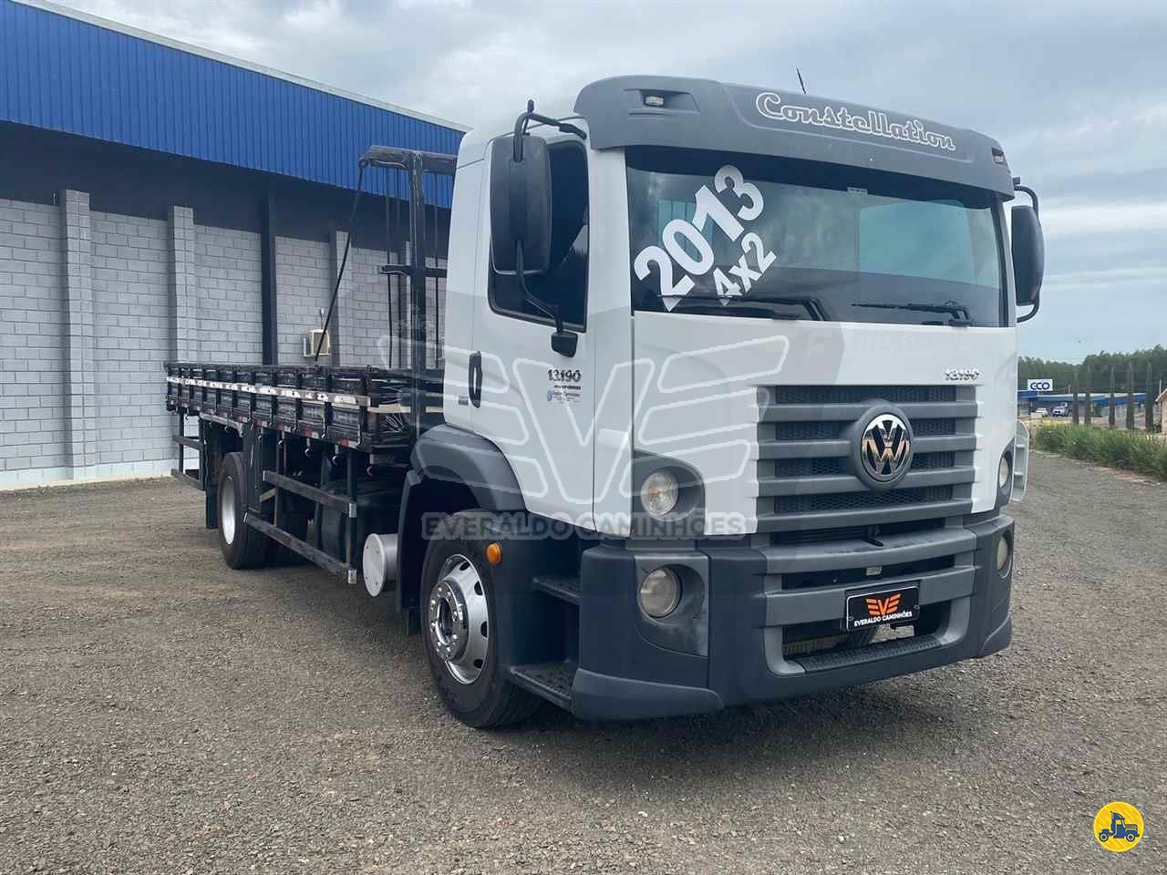 CAMINHAO VOLKSWAGEN VW 13190 Carga Seca 3/4 4x2 Everaldo Caminhões MOGI GUACU SÃO PAULO SP